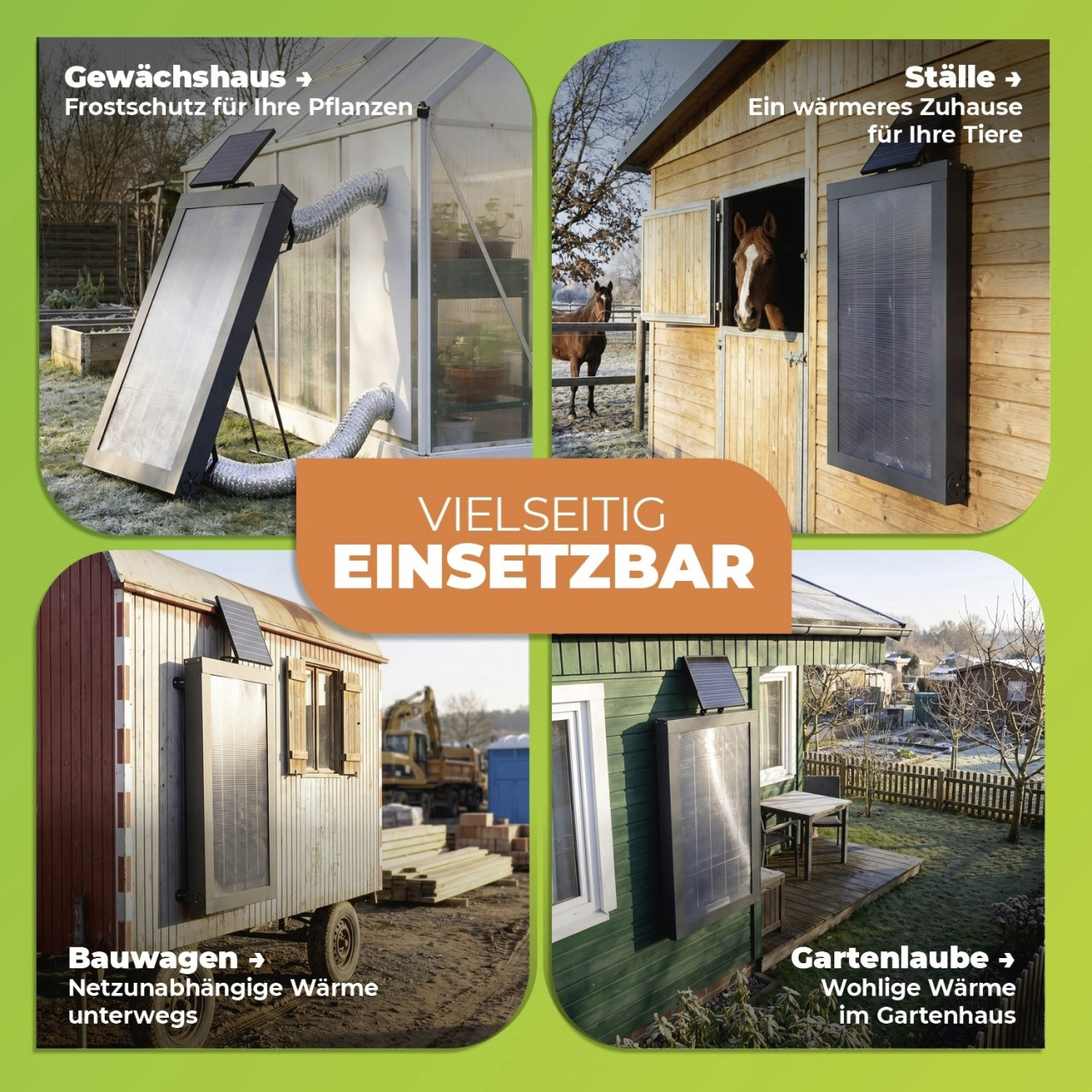 BioGreen Solar-Gewächshausheizung SolAirSave 113 x 58 cm 4,8 W Bild 4