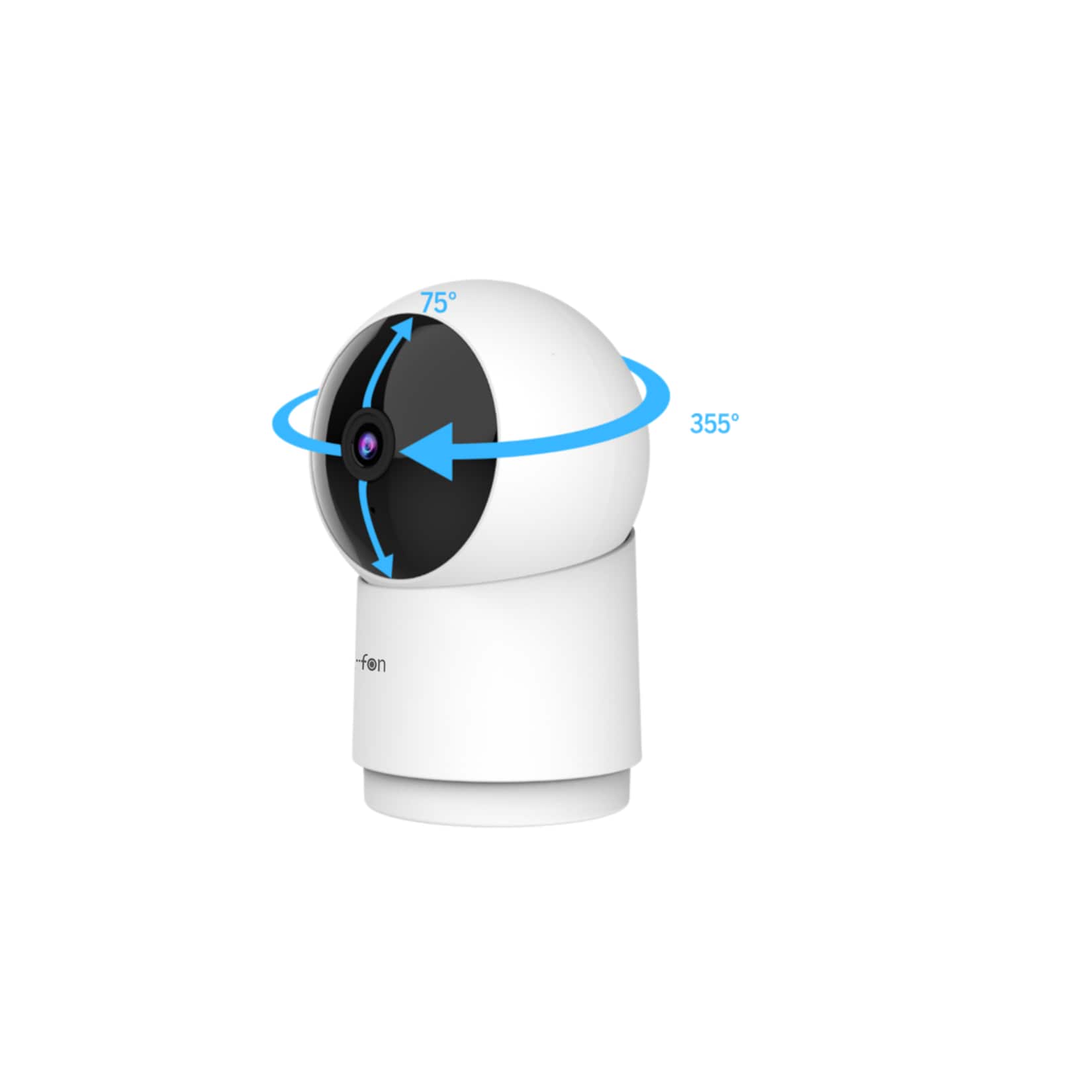 Beafon Tracer 3T Indoor, weiß (Überwachungskamera, WLAN, Bluetooth, steuerbar über Beafon Home App)