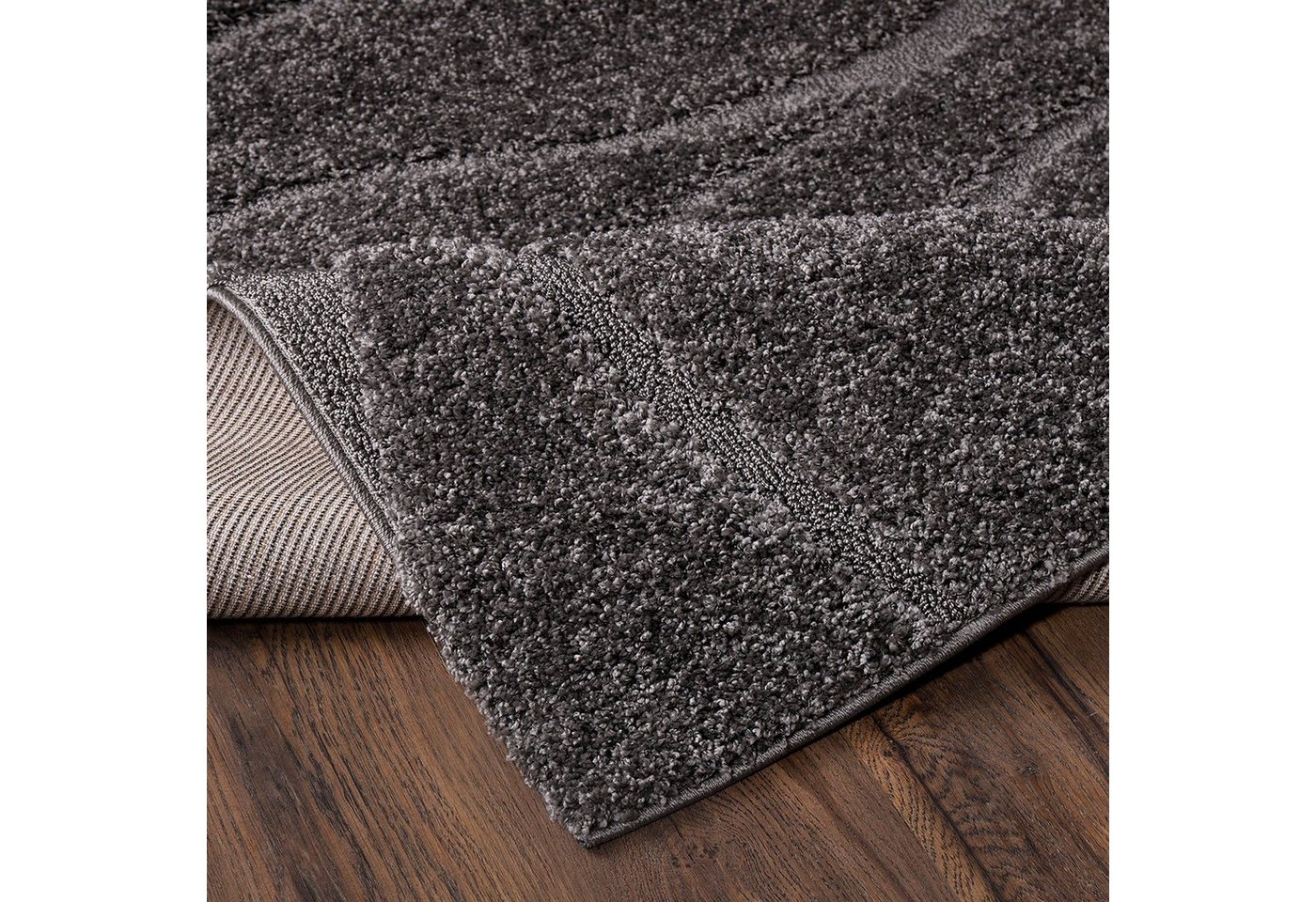 Sanat Hochflor-Teppich Luxus 3503, auch in Rund erhältlich, rechteckig, Höhe: 30 mm, robuster Langflor, weich, Wohnzimmer, Schlafzimmer Bild 5