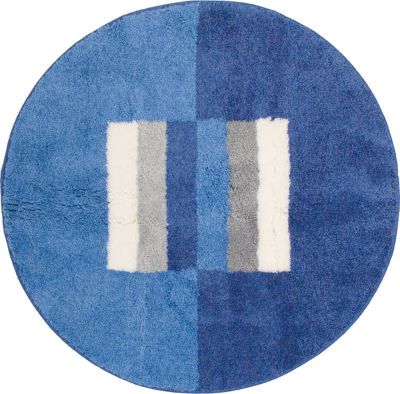 Erwin Müller Badematte Badematte "Korfu", Höhe 20 mm, rund, Streifen/Grafik Bild 4