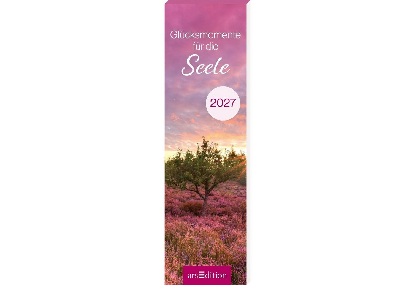 Ars Edition Wandkalender Lesezeichenkalender Glücksmomente für die Seele 2027 Bild 5