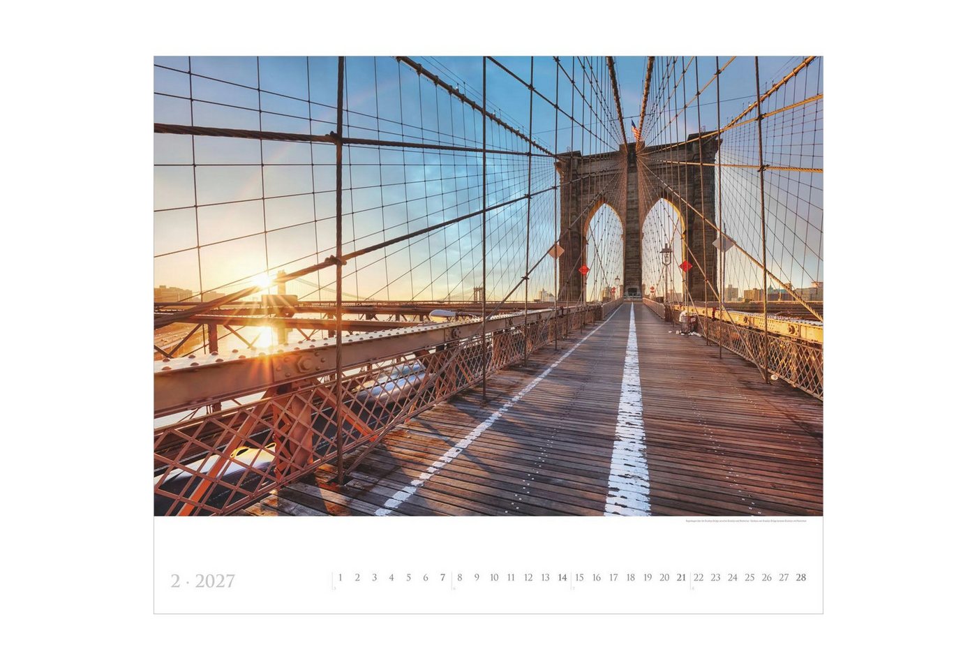 Wandkalender New York 2027 Bild 3