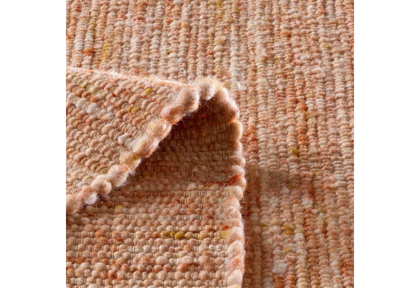 TaCa Home Wollteppich Wollteppich frei von Mottenschutzmitteln, rechteckig, Höhe: 10 mm, nachhaltige Schurwolle Bild 4