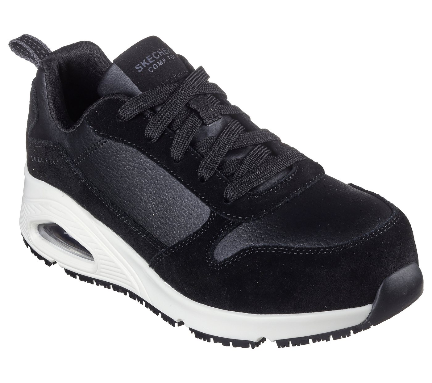 Skechers Arbeitsschuhe Damen ELAINY S3L SR + ESD - Rutschhemmend - Metallfrei Sicherheitsschuh Nach EN ISO 20345:2022+A1:2024 - Gepolsterte Zwischensohle Bild 4