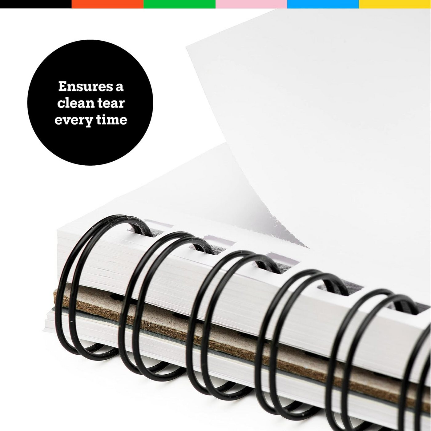 Art-n-Fly Aquarellpapier Zeichenblock A5 mit 200 Blatt, Spiralbindung, glattes Papier Bild 4