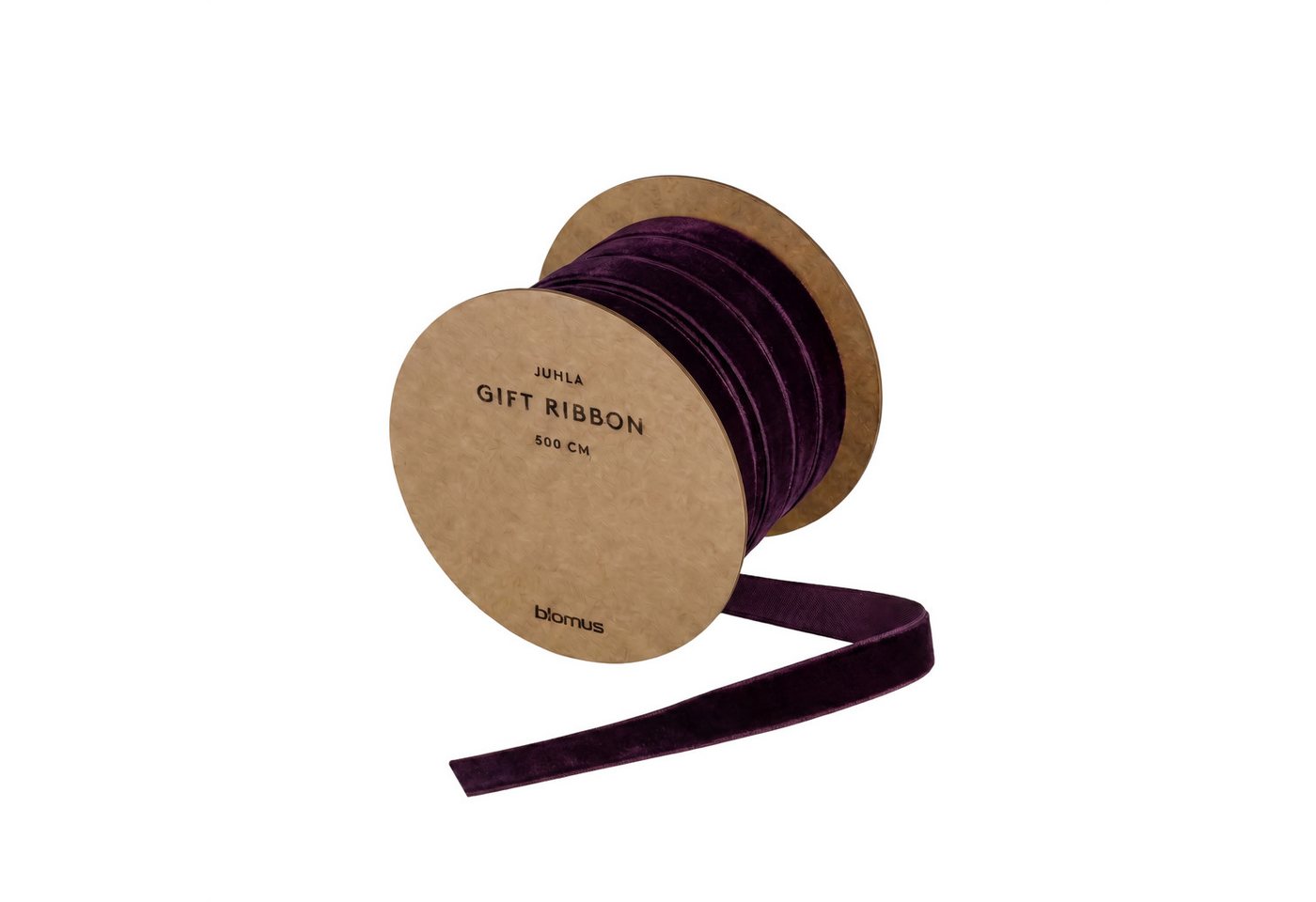 blomus Geschenkband Samt -JUHLA- Schleifenband, Dekoband für Geschenkverpackung modern, eleganter Glanz, saisonale Dekoration, edles Samtband Bild 2
