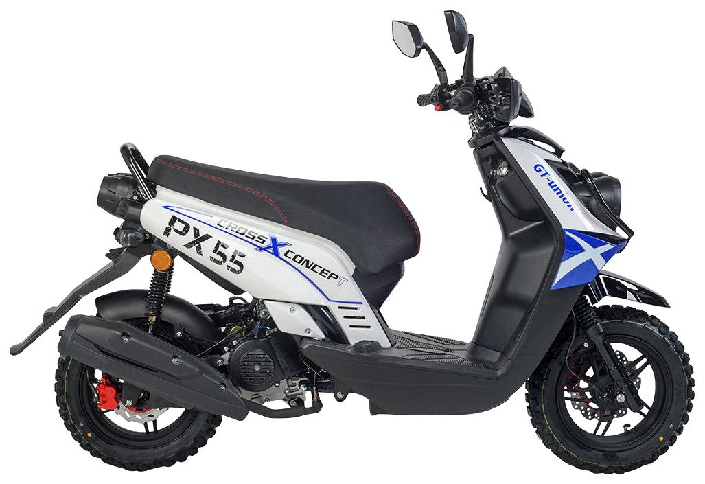 GT UNION Motorroller PX55 Cross Conzept 25, 49,6 ccm, 25 km/h, Euro 5, Luftgekühlter Motor Bild 2