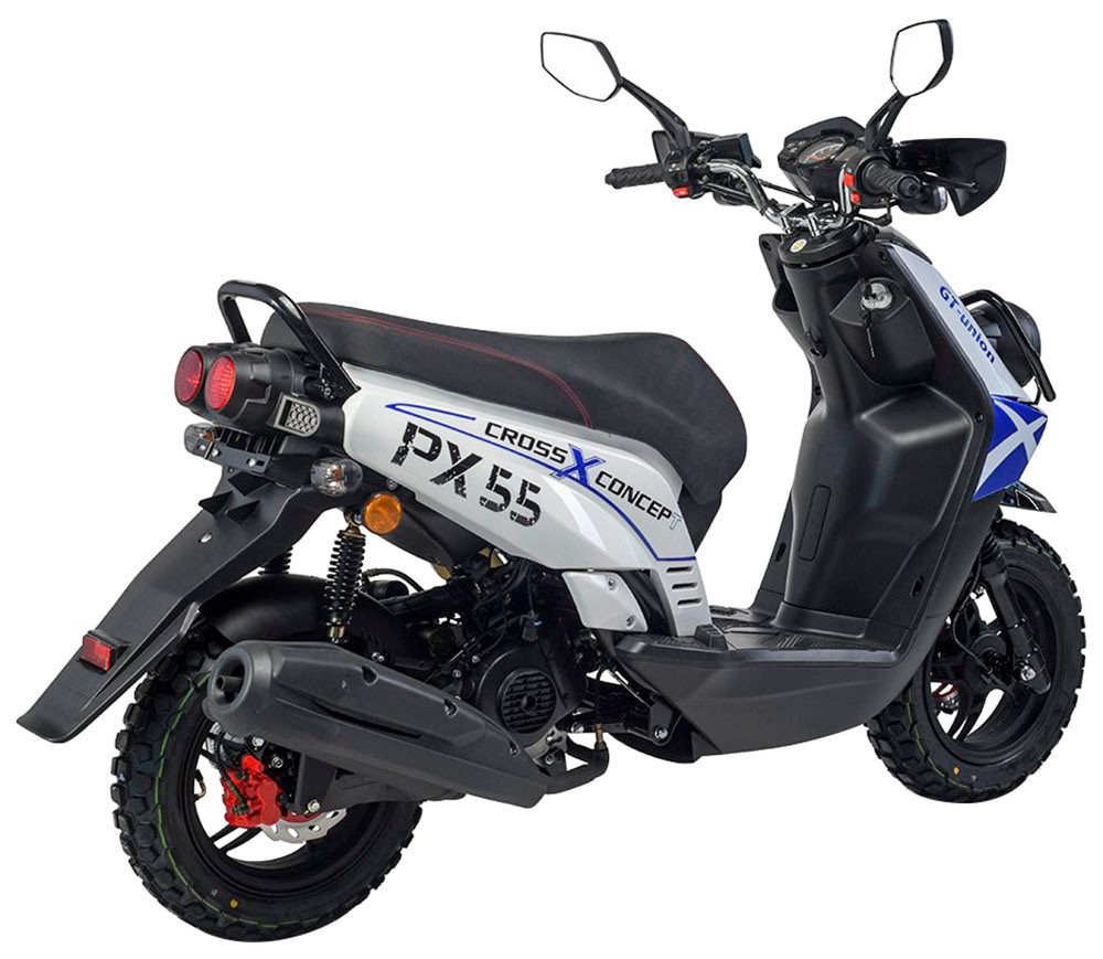 GT UNION Motorroller PX55 Cross Conzept 25, 49,6 ccm, 25 km/h, Euro 5, Luftgekühlter Motor Bild 3