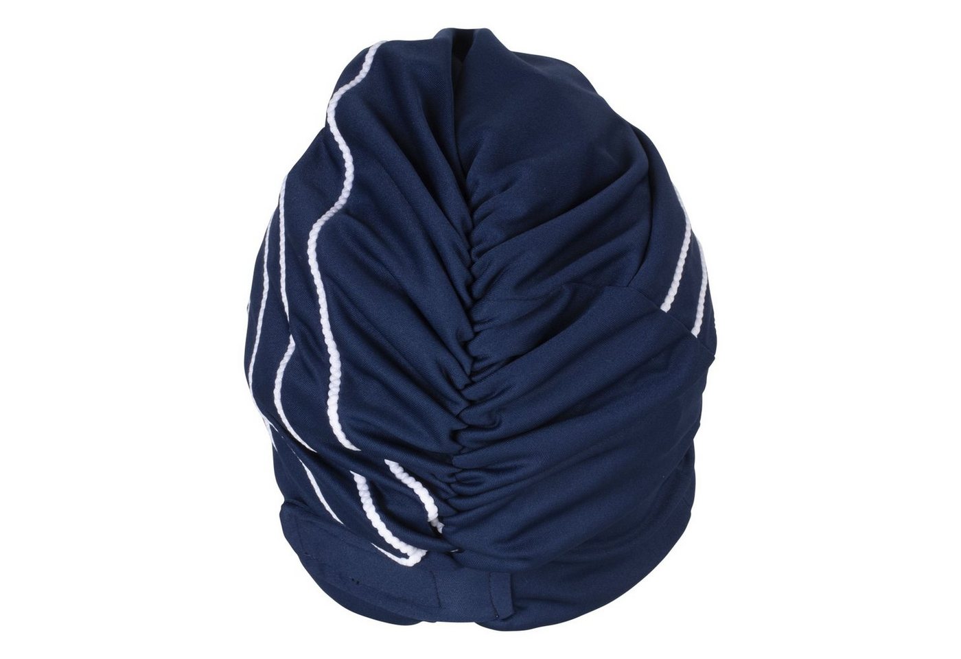 Fashy Badekappe Badehaube Badekappe Bademütze Marine Blau mit Weißen Paspeln Fashy Bild 2
