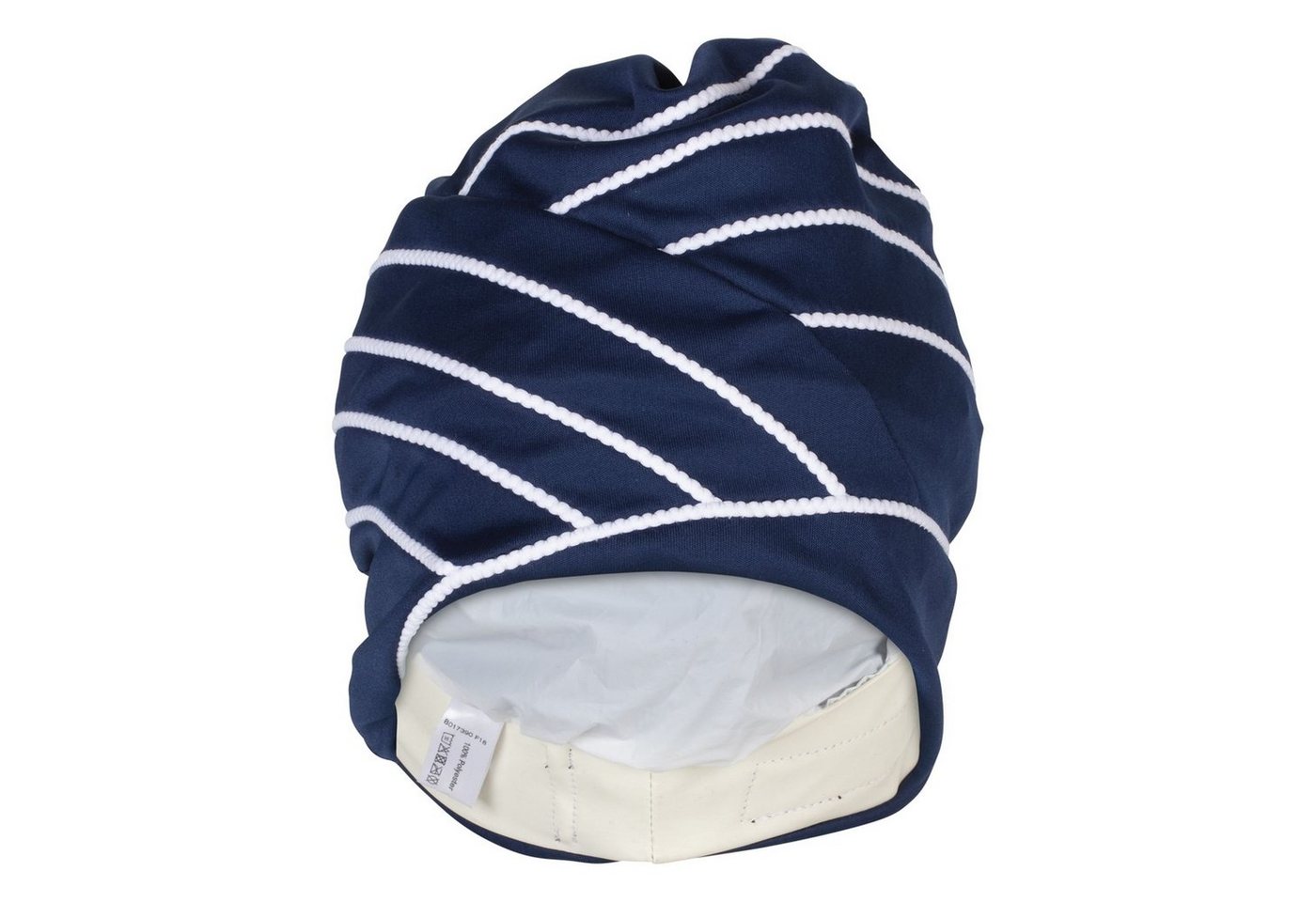 Fashy Badekappe Badehaube Badekappe Bademütze Marine Blau mit Weißen Paspeln Fashy Bild 3