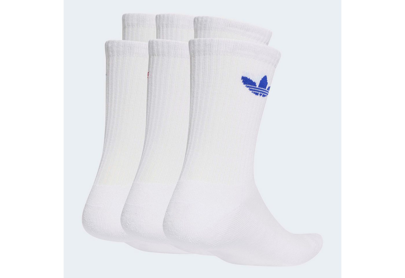 adidas Originals Sportsocken TR CREW S 6P für Erwachsene, im praktischen 6er-Pack, mit Trefoil Logo