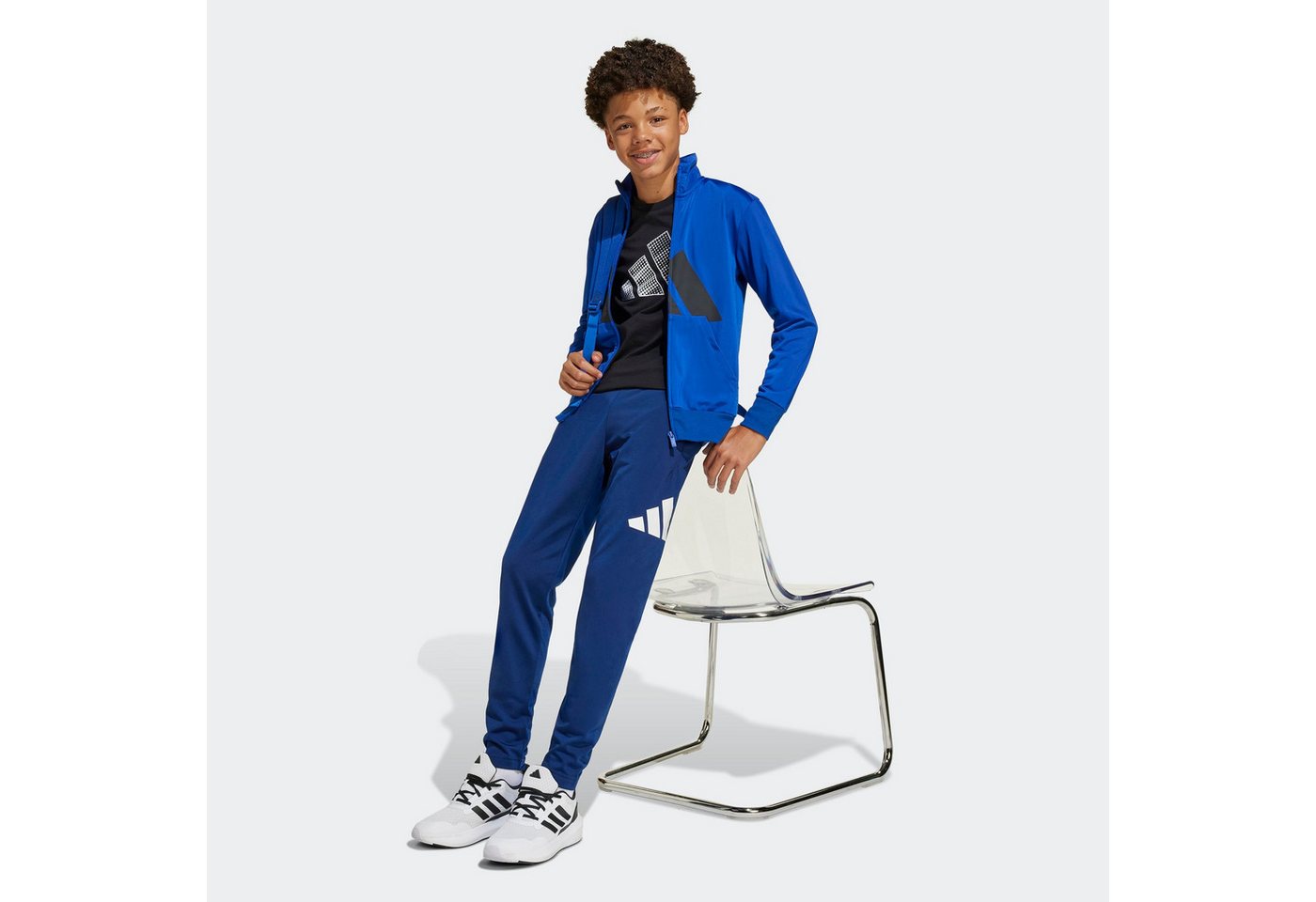 adidas Sportswear Trainingsanzug ESSENTIALS CLIMACOOL KIDS (2-tlg), Trainingsanzug für Kinder, zweiteilig, sportlicher Stil Bild 2