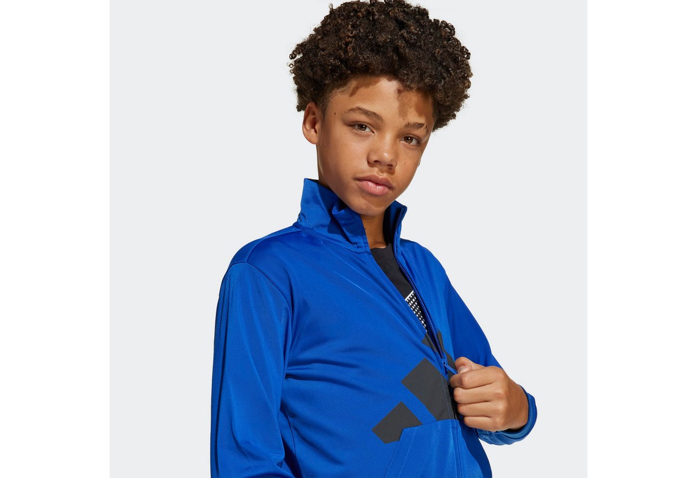 adidas Sportswear Trainingsanzug ESSENTIALS CLIMACOOL KIDS (2-tlg), Trainingsanzug für Kinder, zweiteilig, sportlicher Stil Bild 4