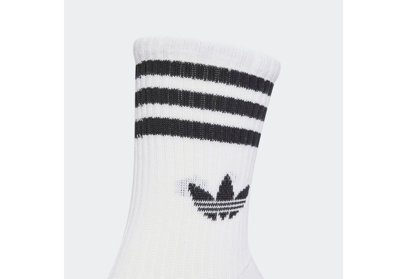 adidas Originals Sportsocken 3S CREW S 6P für Erwachsene, geripptes Material am Bein Bild 3