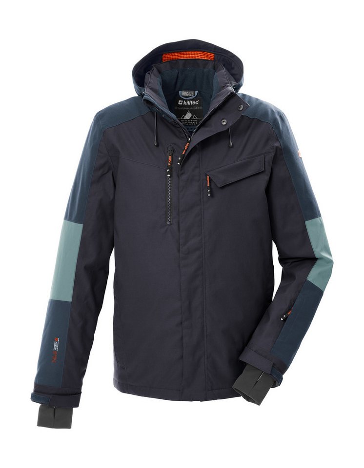 Killtec Skijacke KSW 257 MN SKI JCKT Skijacke: Wasserdicht, atmungsaktiv, abnehmbare Kapuze, Schneefang