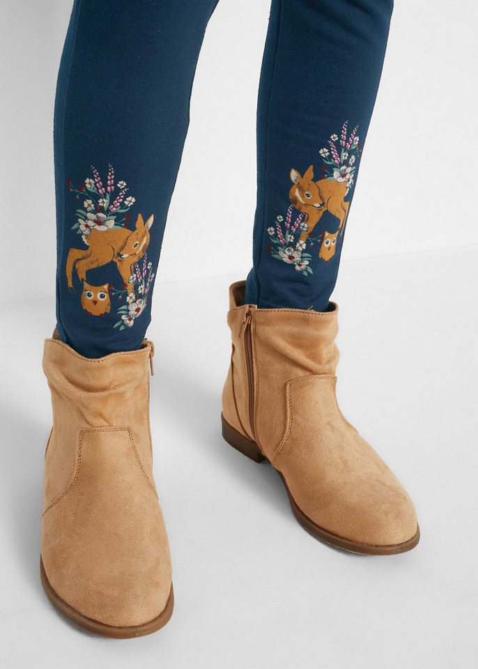 bonprix Thermoleggings für Mädchen, mit kleinem Print