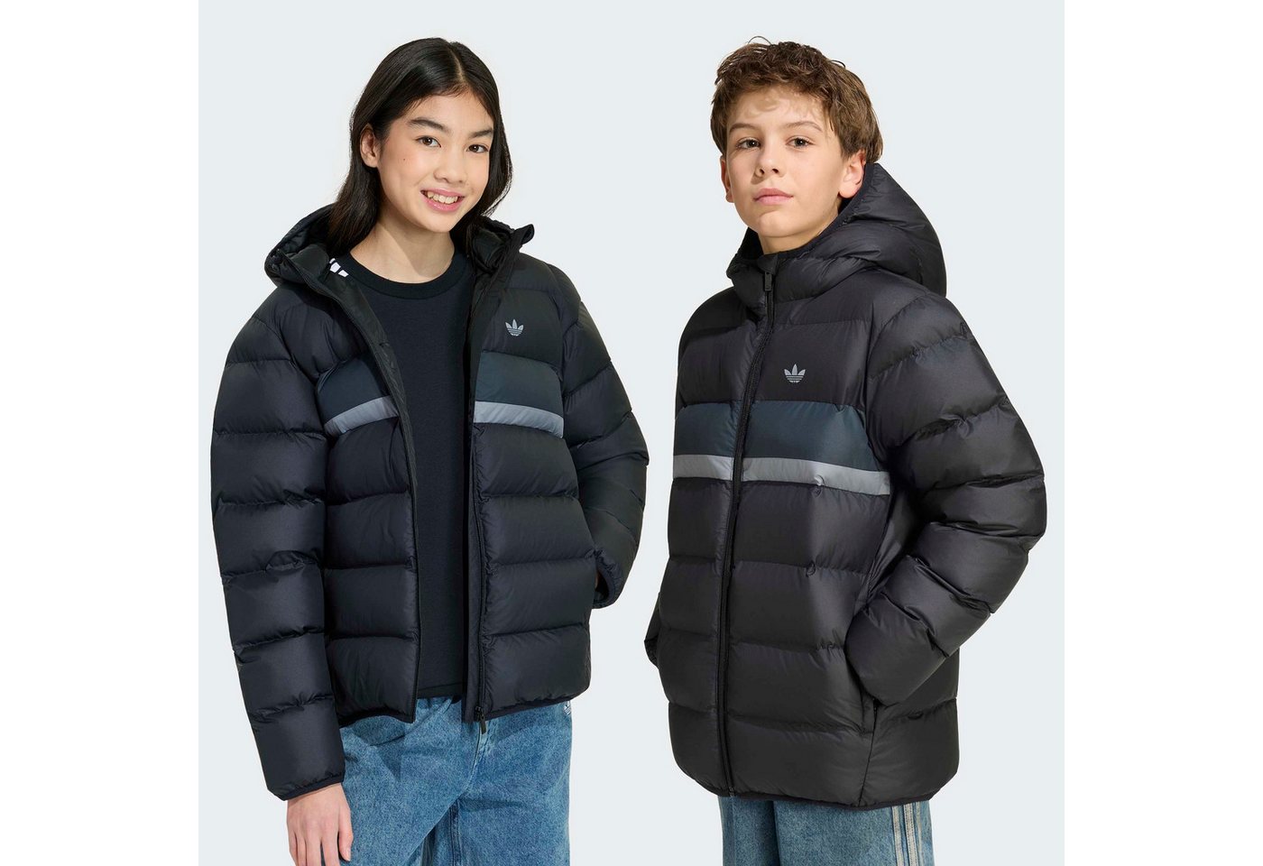 adidas Originals Outdoorjacke PUFFER BLOCKING Outdoorjacke für Kinder, mit Reißverschluss, sportlicher Stil Bild 2