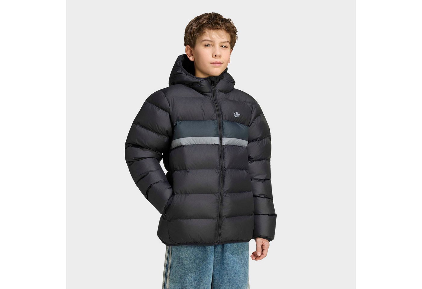 adidas Originals Outdoorjacke PUFFER BLOCKING Outdoorjacke für Kinder, mit Reißverschluss, sportlicher Stil Bild 3