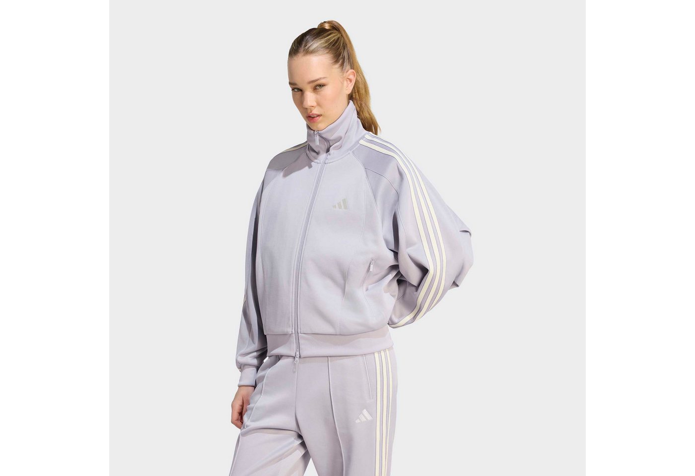 adidas Sportswear Trainingsjacke STADIUM PIQUE LOOSE FIT TRACK sportlicher Stil, für Freizeit und Sport