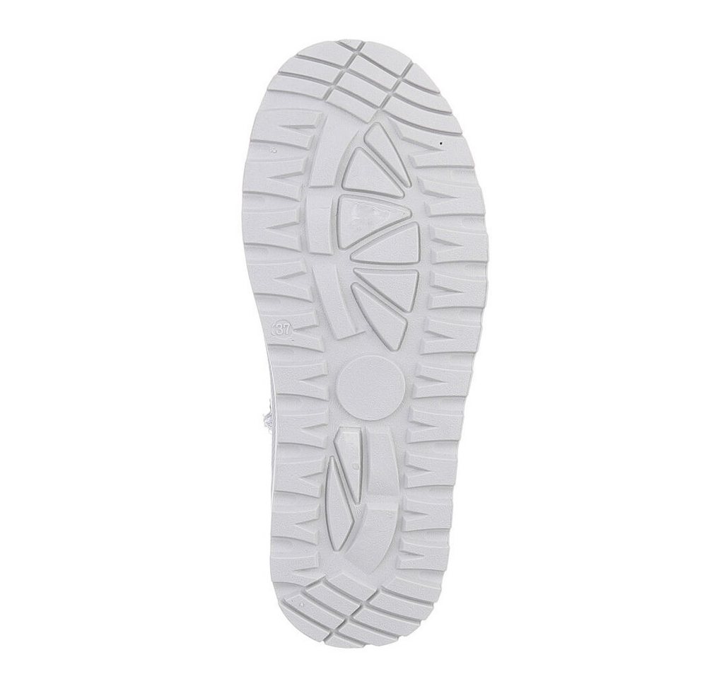 Ital-Design Damen Snowboots Freizeit Snowboots Plateaustiefeletten Snowboots (87124639) Flach Plateaustiefeletten in Silber Bild 3