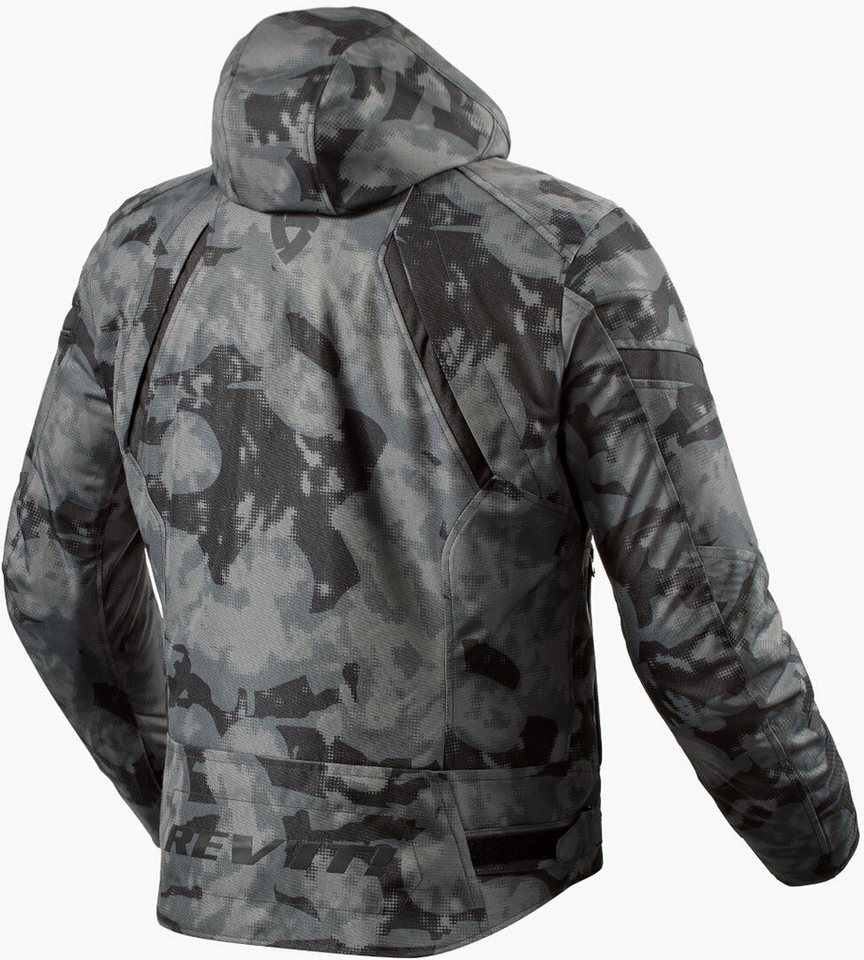 Revit Motorradjacke Flare 3 H2O wasserdichte Motorrad Textiljacke wasserdicht
