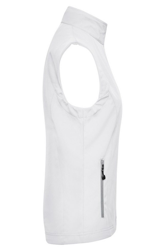 James & Nicholson Softshellweste Taillierte Damen Weste aus elastischem Softshell JN1023 elastischer Saum mit Kordelregulierung Bild 3