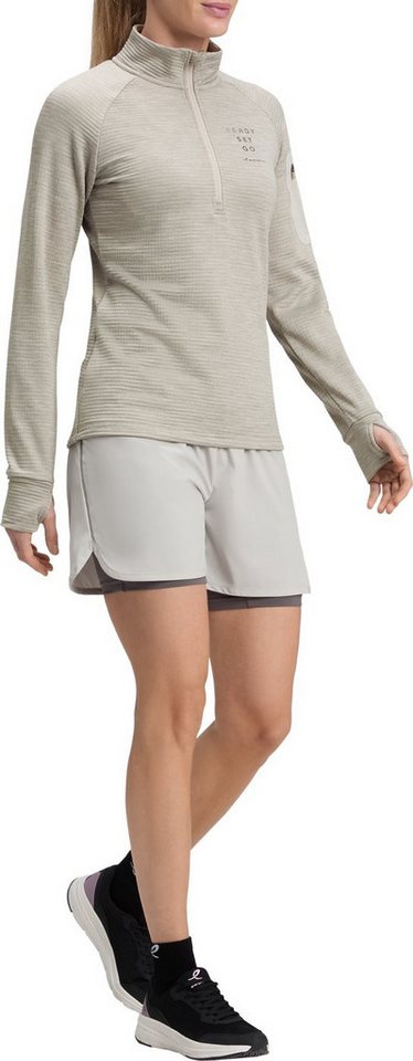 Energetics Laufshirt Da.-Langarmshirt Wilona W MELANGE/GREY LIGHT/G