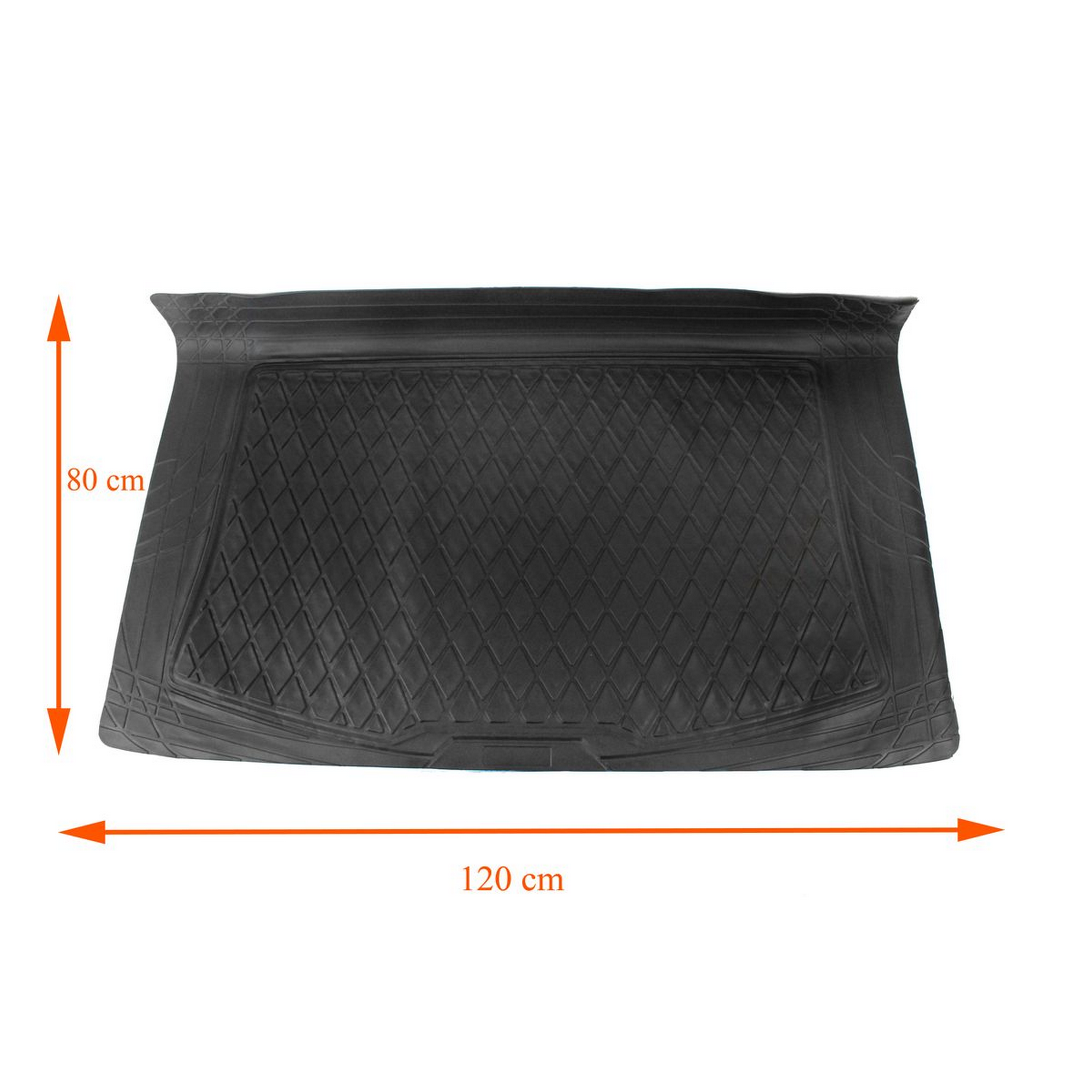 Kofferraummatte schwarz 1200 x 800 x 2 mm Bild 2