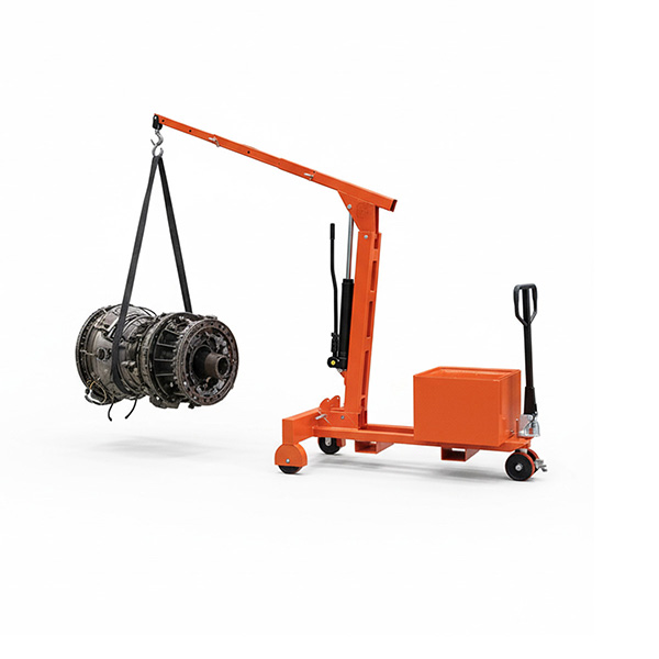Klappbarer Werkstattkran 750 Kg – Max. Höhe 2750 Mm – Ausladung 2100 Mm – Frontalumschlag - Sch075