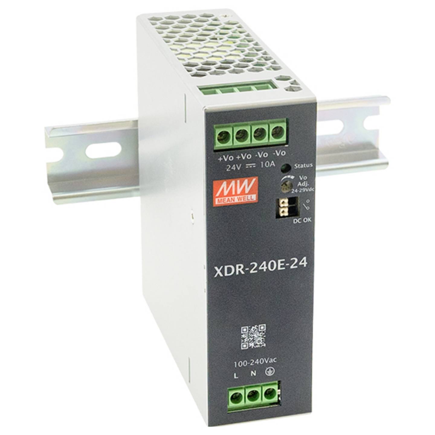 [neuwertig] B-ware Mean Well Snt Netzteil Stromversorgung Hutschiene Din-rail 240w 24v 10a Xdr-240e