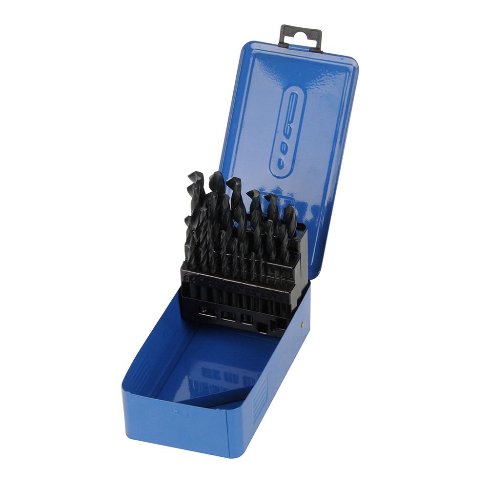 Bohrer Silverline Ds51 Schnellstahl 1 Bis 13 Mm 25 Stück