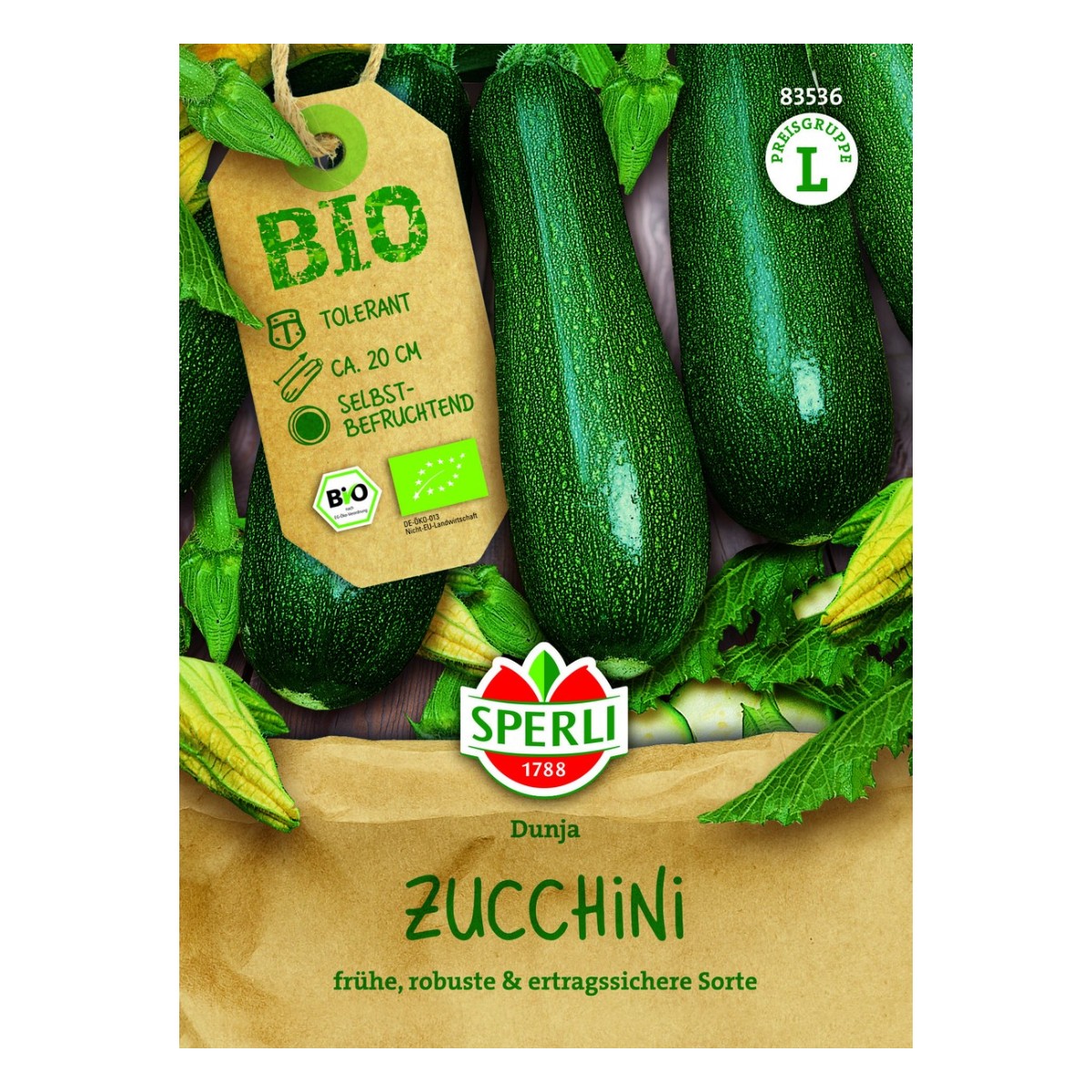Sperli Zucchini Samen F1 - 1 Portion