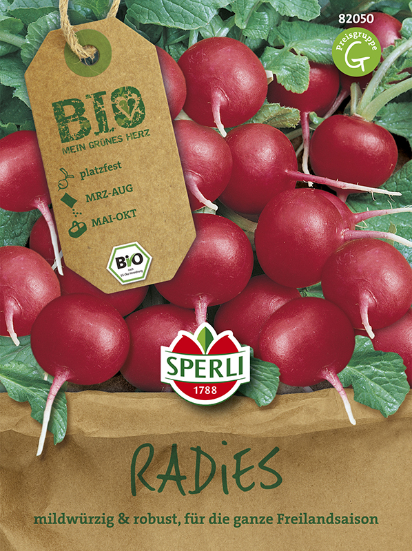Sperli Radieschensamen Rund, Rot - 1 Portion