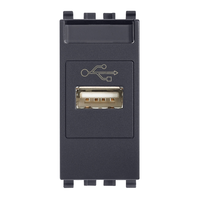 Graue Usb-buchse Vimar 20345