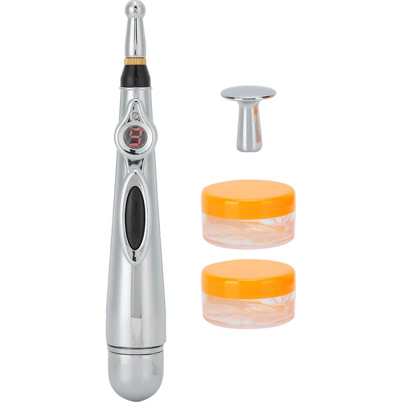 Elektronischer Akupunkturstift 3-in-1: Schmerzlinderung, Tragbare Massage Und Stimulation Der Energiemeridiane.