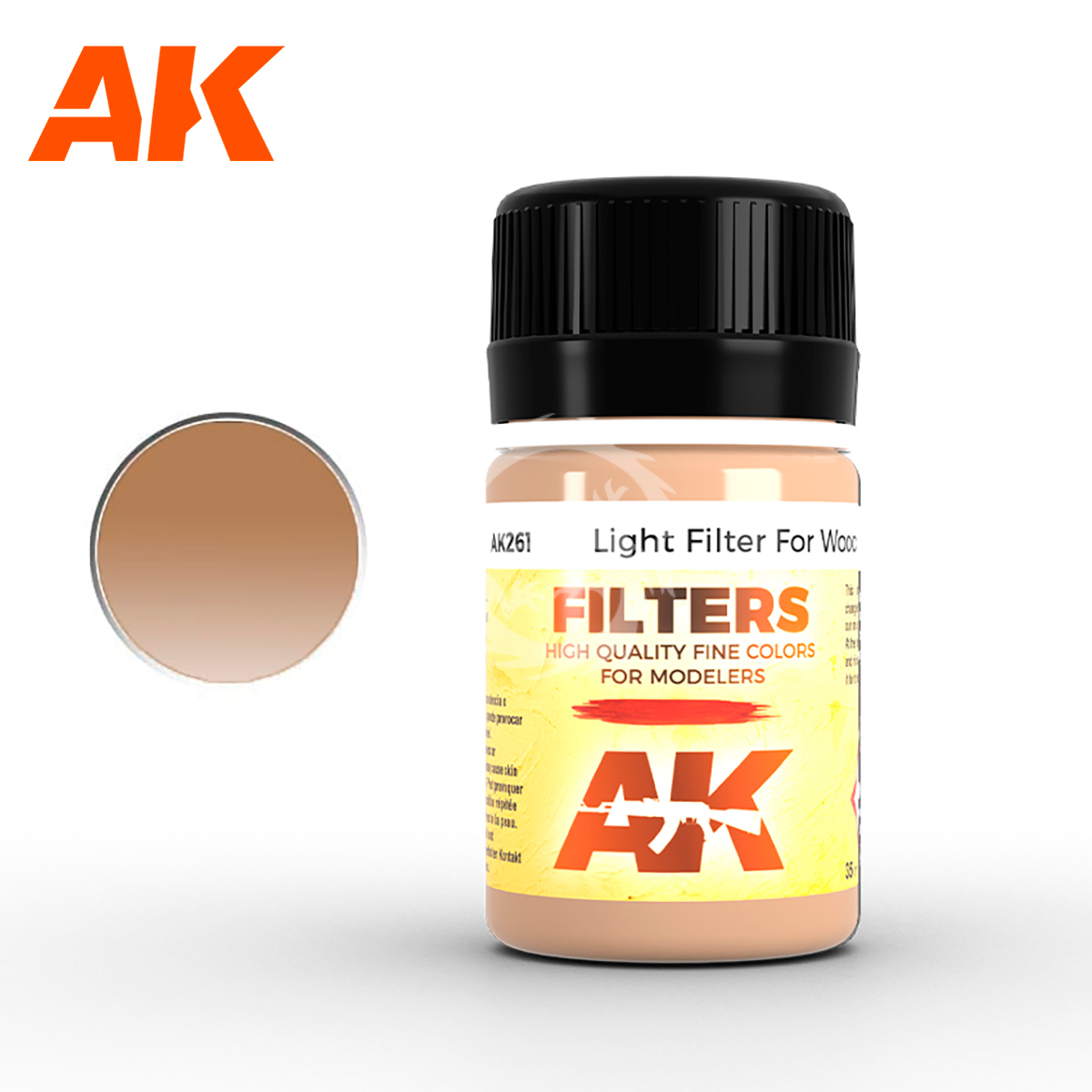 Emailleprodukt Ocker Für Sand / Lichtfilter Für Holz Ak-261 Ak261 35 Ml