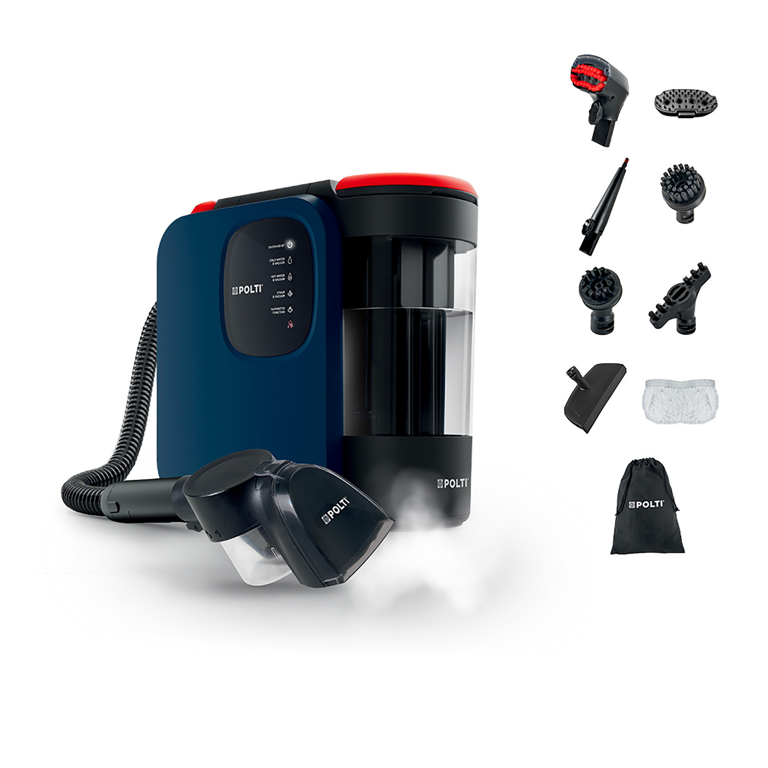 Polti Stainover Sc40 Pet Teppichreinigungsmaschine Handgeführt Tief Weiß, Blau