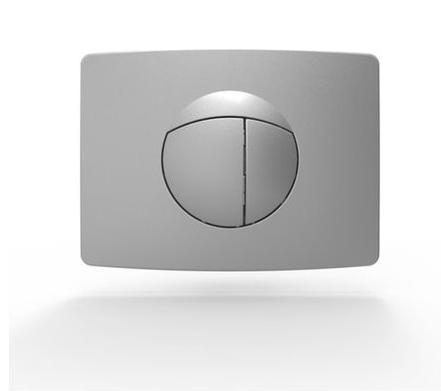Sanit Doppelschalter Für Wc-spülung Chrome