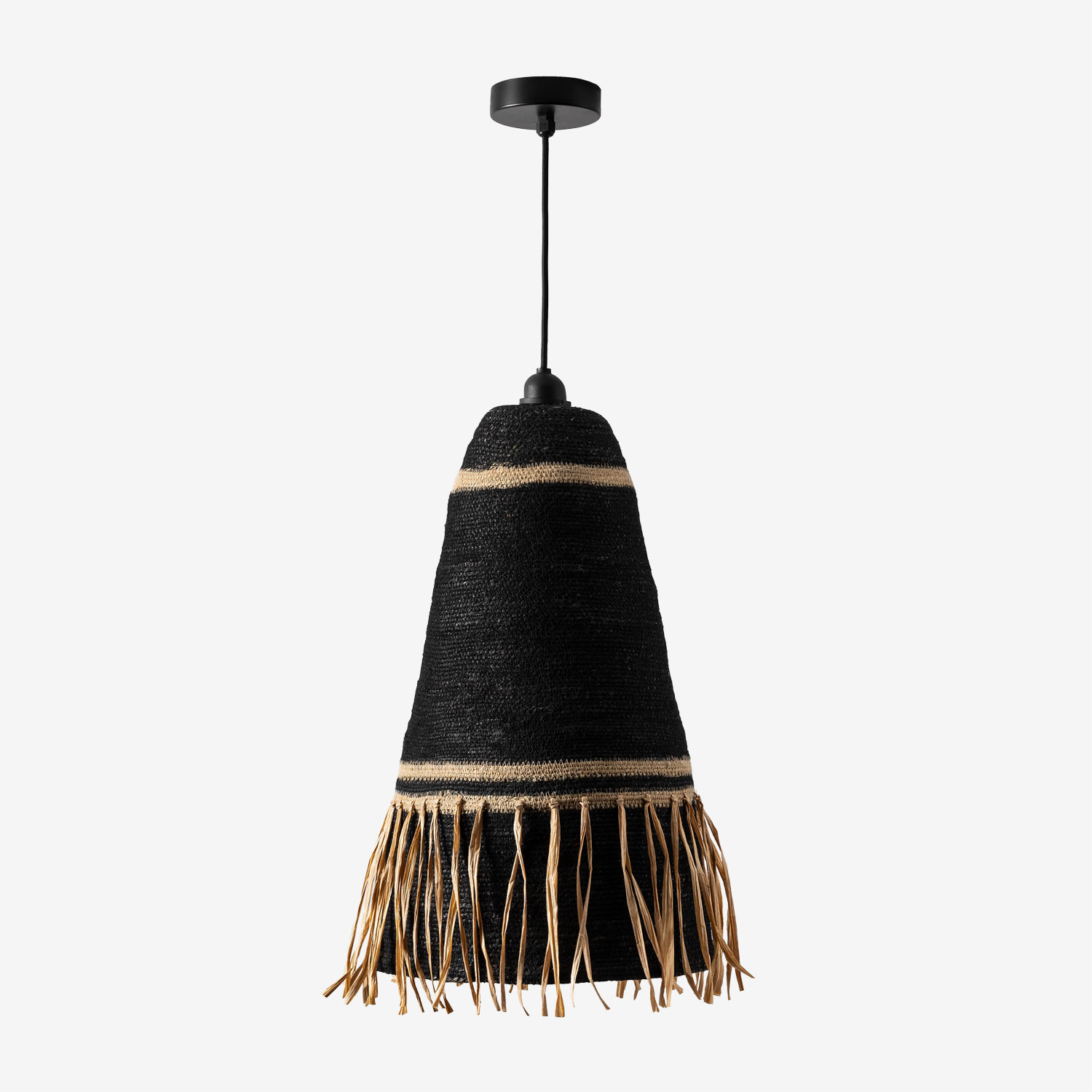 Sklum Hängende Deckenlampe Zoe Schwarz