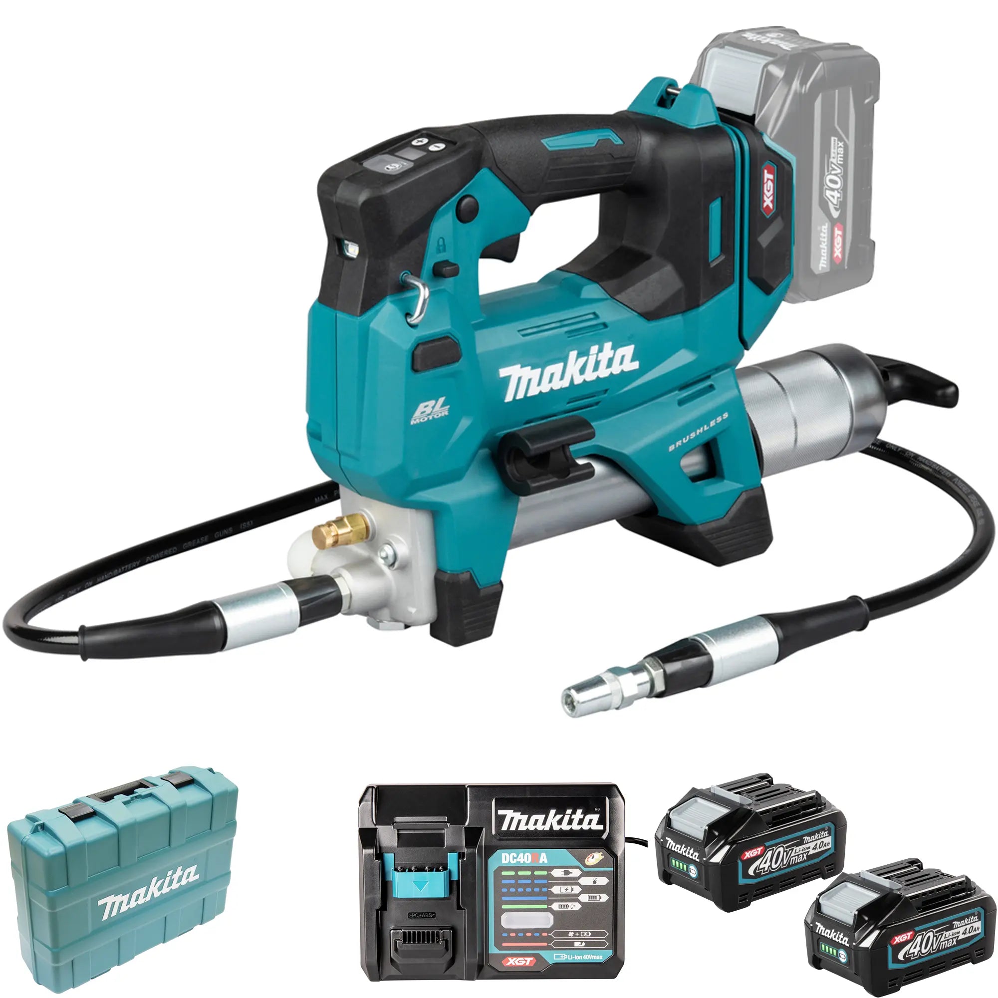 Fettpresse Makita Gp001gd201 Xgt 40v 2x2,5ah