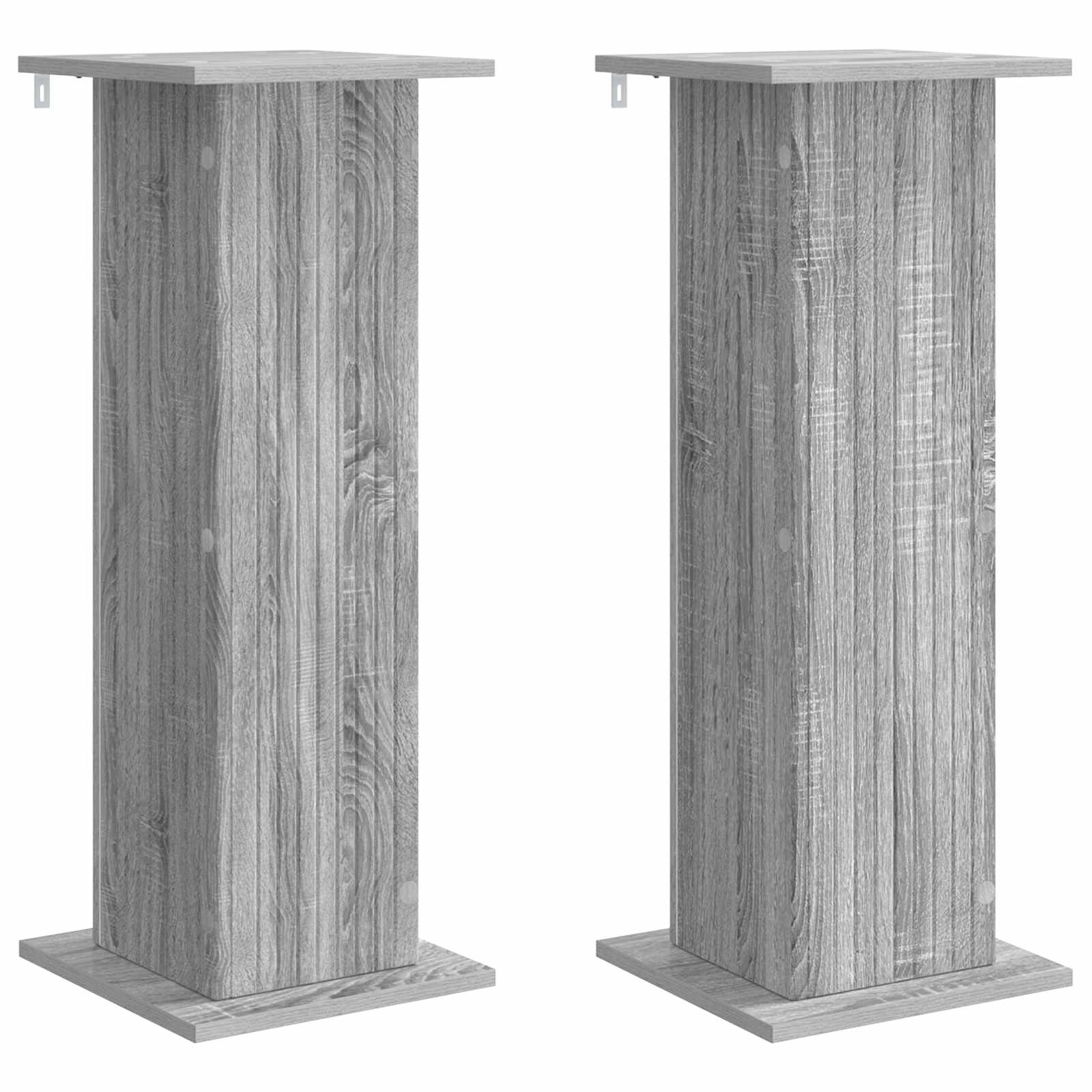 Pflanzenständer 2 Stk. Graues Sonoma 30,5 X 30 X 80,5 Cm Vidaxl