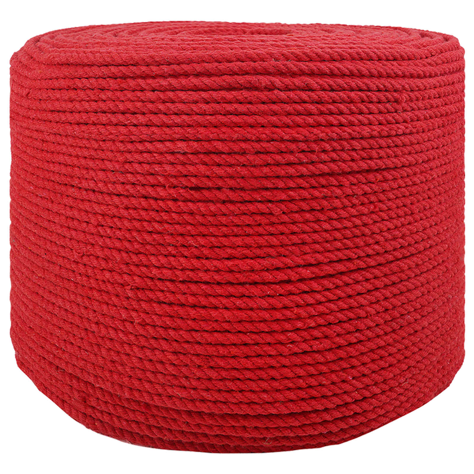 Baumwollzwirn 4 Mm 500 M Rot 100% Baumwolle Vidaxl