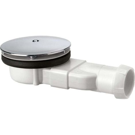 Ulisem726213002 Extraflacher Duschablauf Mit Kuppelform Aus Abs, Weiß