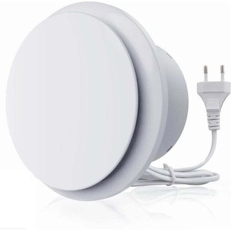 130 M³/h 12-w-abluftventilator, Leiser Betrieb, Hoher Luftdurchsatz, Energieeffizient, Für Bad, Küche, Toilette, Gewächshaus, Zelt (4 Zoll) [energieklasse