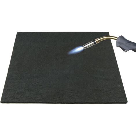 Bunthaus Feuerfeste Matte 30x30 Cm – Hitzeschutz Bis 980°c – Funkenbeständig – Stärke 4-5 Mm – Schweißmatte Für Sanitärinstallationen