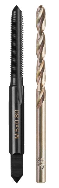 M5-0,8-mm-gewindebohrer Und 4,2-mm-milwaukee-bohrer