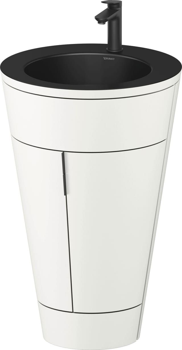 Duravit Starck 1 C-bonded Set Freistehend, Rund, 560x864x605mm,