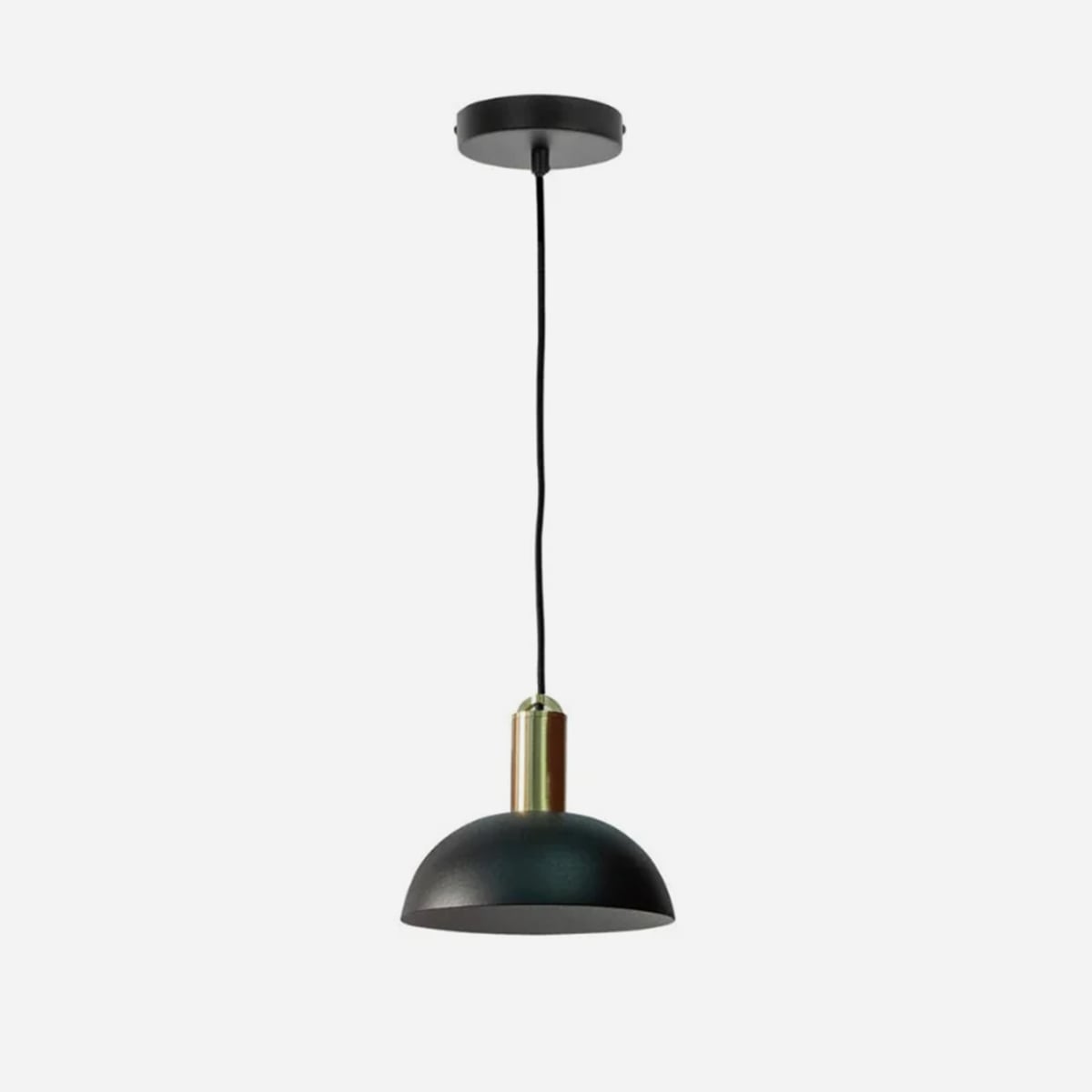 Design-hängelampe Aus Metall Mit Softglow-kuppelschirm