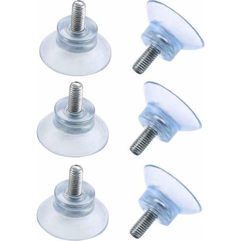 Enowelir Saugnäpfe Ø 30 Mm Mit M6x8 Mm Gewinde, 6 Stück