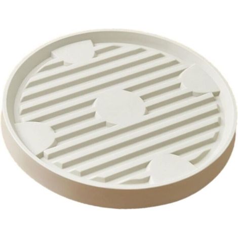 Csparcv 1 Stück Rollbarer Pflanzenständer Mit Rollen, Pflanztablett, Wagen, Untersetzer, Untersetzer Für Blumentöpfe, Für Topfpflanzen, 22 Cm Außendurchmesser, Beige